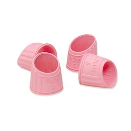 Plus 35-887 Mecricco Rubber Finger Sack, Ring, Pink, S, Value Pack of 20