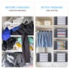5 Piece 90L Large Clothes Storage Bags,Withosent Foldable Storage Boxes