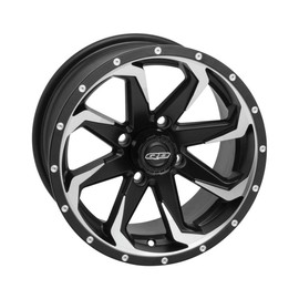 Quadboss Fury Wheel - 14x7 (Front/Rear / 4/137 5+2) Compatible with 16-17 Honda PIONEER1K-5