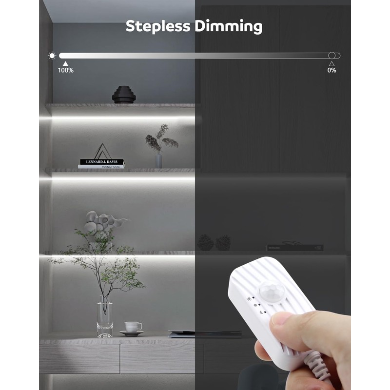 Aclorol USB 5 V COB LED Strip with Motion Sensor