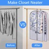 Garment bags Suit cover bags for hanging clothes 100cm, Moth