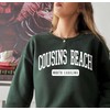 VisionSwipe Cousins Beach North Carolina Crewneck Sweatshirt - TSITP Sweater