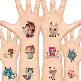 Temporary Tattoo for Kids, 40 Sheets Cartoon Tattoo Stickers, kids tattoos party bag,Waterproof Cartoon Fake Tattoo Stickers Set for Boys Girls Birthday Gift Party Bag Filler