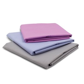 3 x 0.5 m Cotton Fabric Set, 148 cm Width, 100% Cotton, 3.5 m, Choice of Material, Many Colours, Patchwork (Colourful 6, Set of 3)