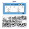 METALLIXITY Hex Nuts Assortment Kit (#2-56, #4-40, #6-32, #8-32, #10-24,
