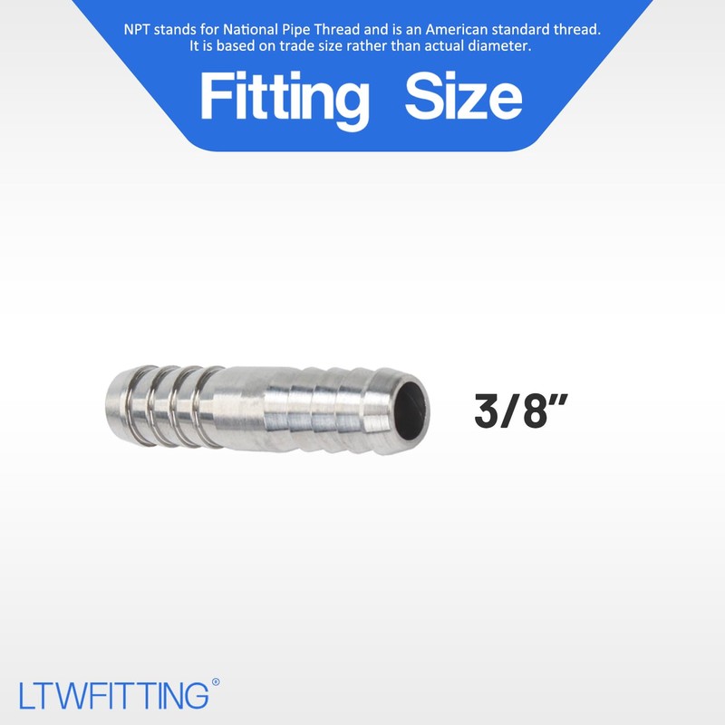 LTWFITTING Bamboo Shoot Joint Hose Connector Hose Inner Diameter 0.4