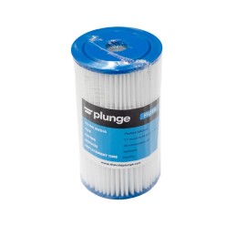 Plunge Pleated Cellulose Sediment Filter - 7.7"x4.5", 20 Micron Water Filter