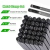 HARFINGTON 36pcs Metal Stamping Kit 5/16" (8mm) (A-Z, 0-8, &"