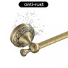 WINCASE Antique Brass Bathroom Accessories, Retro Adjustable Bathroom Hardware, Brass