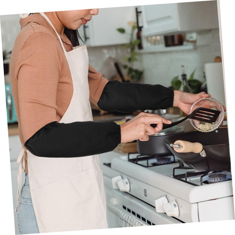 Mipcase 2pcs Arm Protectors for Housework Durable Oil Oversleeves for