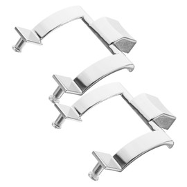WOONEKY 2pcs Zinc Alloy Handle Sliding Door Hardware Shower Grab Handle Shower Door Replacement Parts Pull Back Handle Bathroom Safety Grab Bars Practical Shower Door Handle Door Pulls