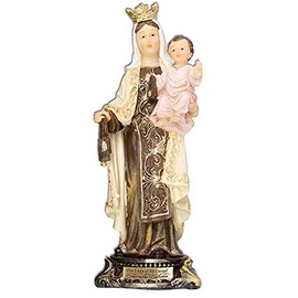 Our Lady of Mount Carmel - 8" Veronese Resin Statue