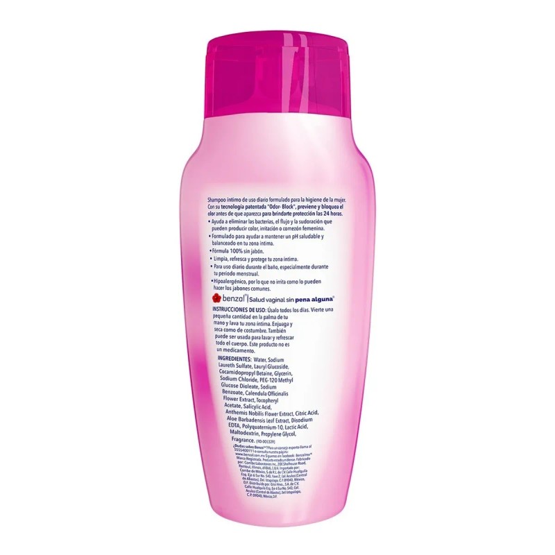 Jabón Íntimo Benzal Wash Odor-block 3 Pack