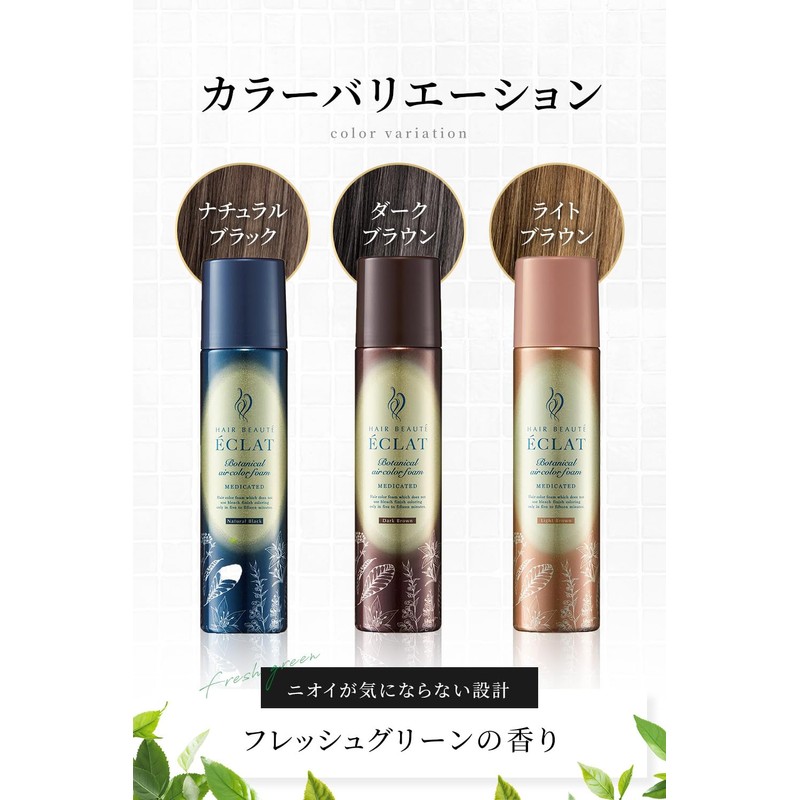Hair Boteecra Botanical Air Color Foam EX Light Brown 5.3