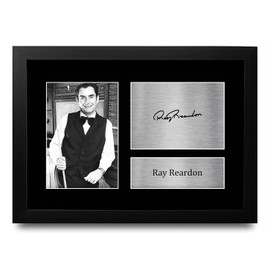 HWC Trading FR A4 Ray Reardon Snooker Gifts Printed Signed Autograph Picture for WST Memorabilia Fans - A4 Framed