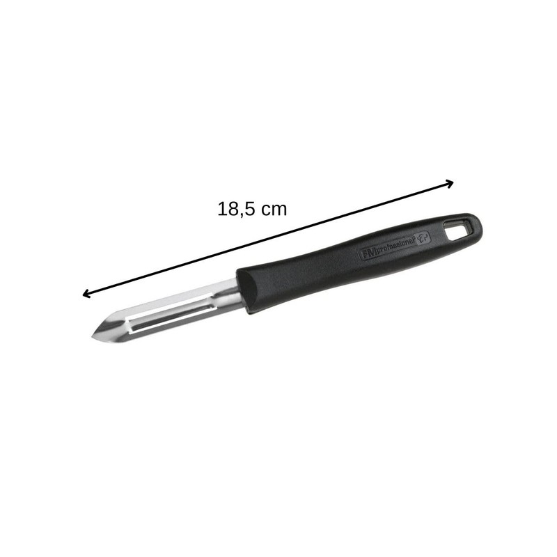 FMprofessional 21744 Pela Potato Chef, Stainless Steel Polypropylene, Black
