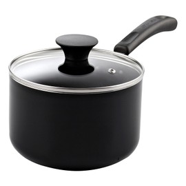 Cook N Home Nonstick Saucepan, 2 quart, Black