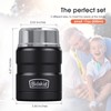 Bidakid Insulated Food Jar Set – 25.4oz & 17oz Stainless