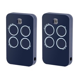 2PCS Garage Door Opener Compatible Handheld Transmitter Garage Door 433.92MHz 4-Channel Replacement Remote Control Compatible with Genius Echo TX4 RC 433 MHz