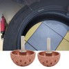 2Pcs Tungsten Buffing Wheels, Bowl Type Grinding Head Tungsten Steel