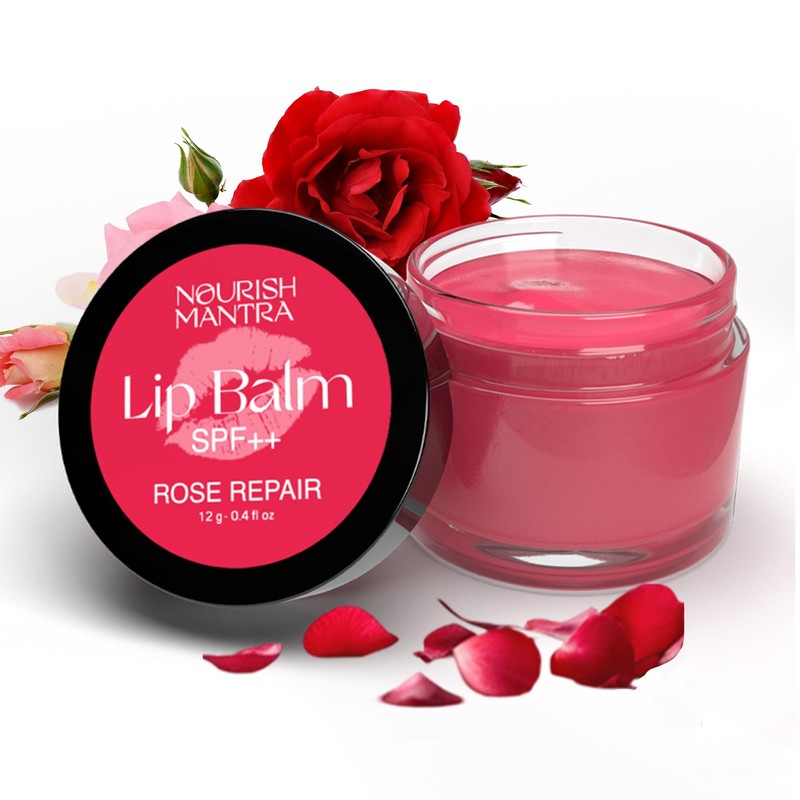 NOURISH MANTRA - Bálsamo Labial Reparador de Rosas Con Spf