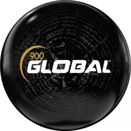 900 Global Gold Onyx Clear Poly Bowling Ball - 15