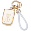 ontto TPU Car key fob cover Compatible with Toyota Tundra