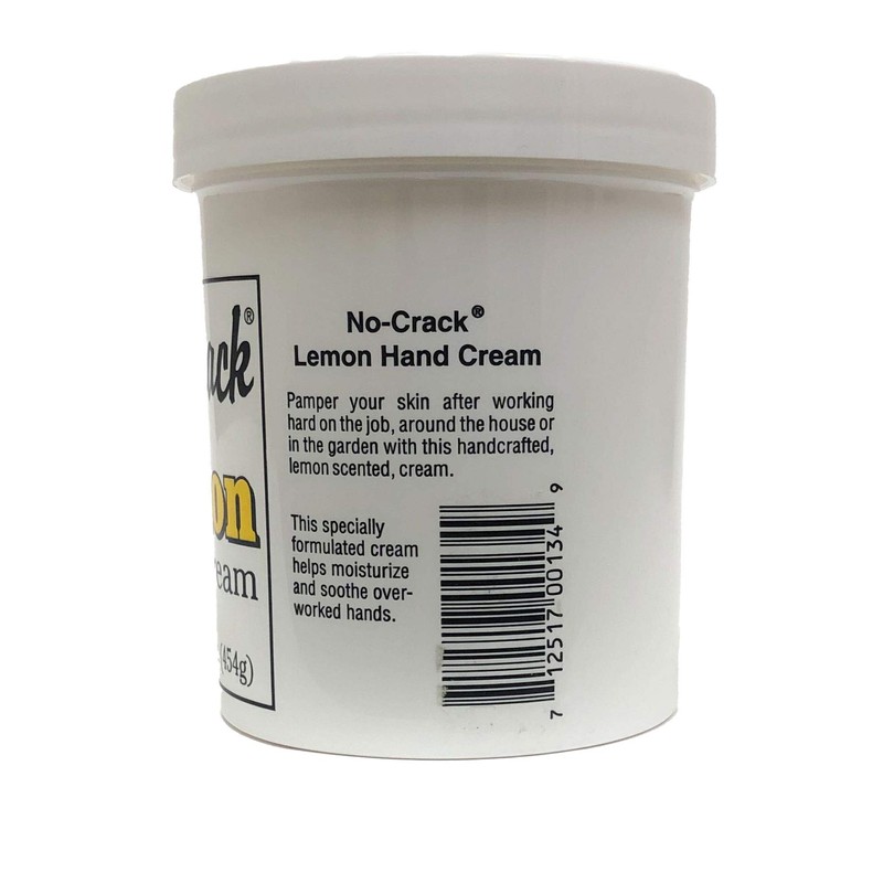 Liphontcta No-Crack Lemon Hand Cream, 16 ounce Jar