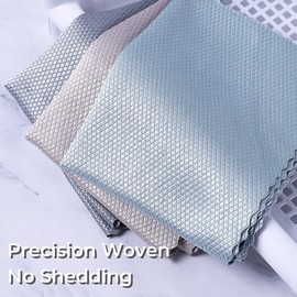 10 Counts Microfiber Reusable Cleaning Rags,Fish Scale Streak-Free&Lint-Free Magic Cleaning Cloth for Glass Mirror Window Car    Durable Miracle Polishing Towels Shiny Wipes washingcloth Silver Removable & Washable，Random Color