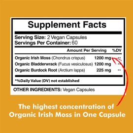 pslalae Sea Moss Capsules-Irish Moss,Bladderwr