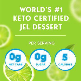 SIMPLY DELISH Lime Jel Dessert, 6 x 20g