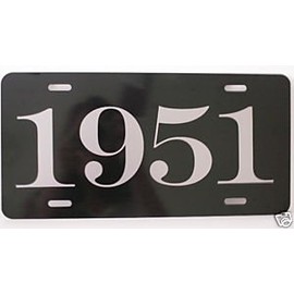 1951 51 YEAR METAL LICENSE PLATE TAG 6 X 12 FITS FORD CHEVY DODGE BUICK LINCOLN DESOTO MERCURY STUDEBAKER OLDS STARLINER HOT Rod Muscle CAR Classic Museum Collection Novelty Gift Sign GARAGE MAN CAVE