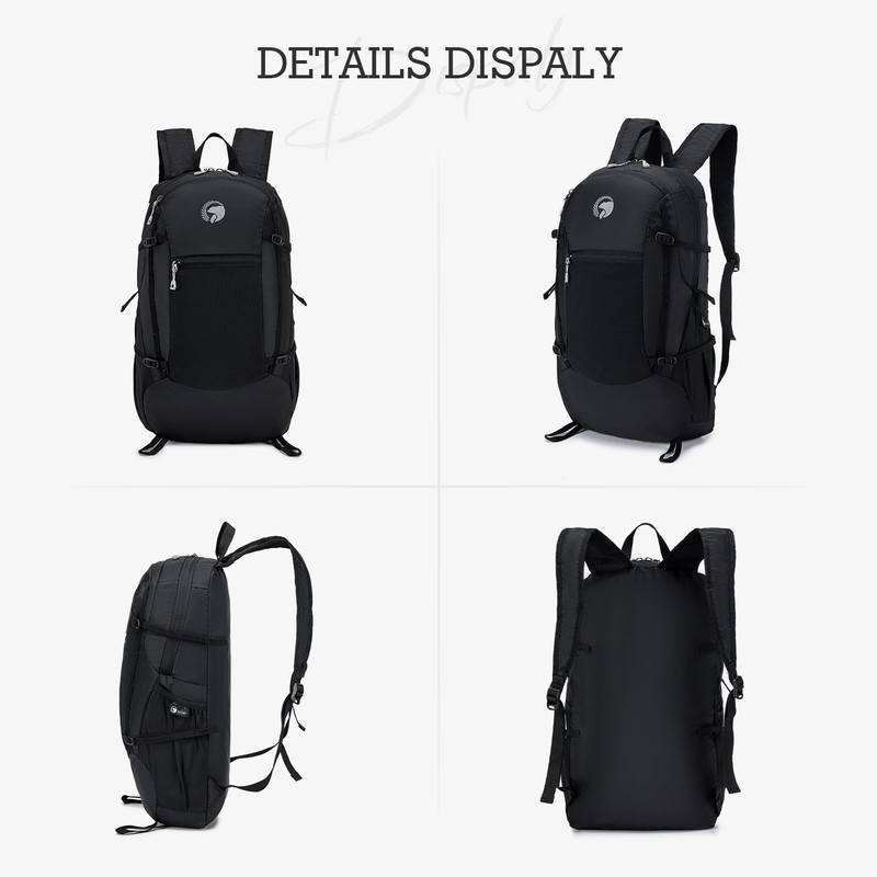 BAGROUPS Foldable Lightweight Sports Backpack Men's Waterproof Backpack Trekking Backpack