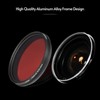 67mm Adjustable Infrared Filter IR Pass X-Ray Lens Filter Variable