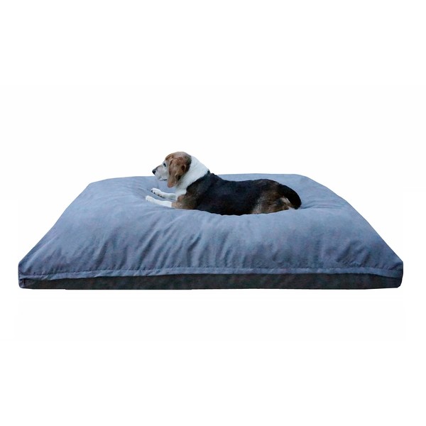 Dogbed4less Medium Memory Foam Dog Bed Pillow with Orthopedic Comfort,