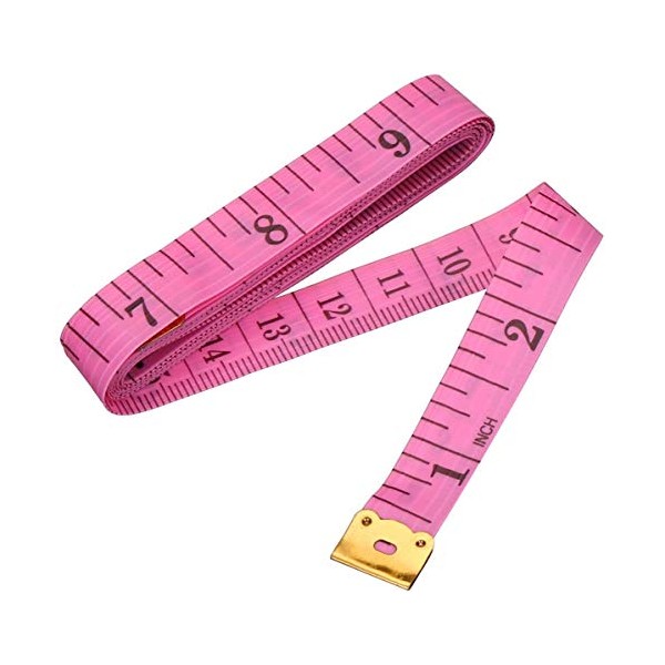 A1SONICÂ® 2 Sided Tape Measure Suitable for Measuring Body,Sewing Tape,150 cm,60 inches (Pink)
