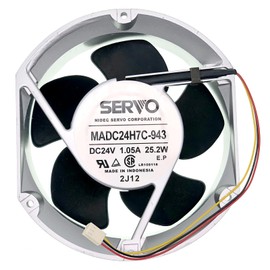 for MADC24H7C-943 SERVO 24V 172mm Cooling Fan,1.05A 25.2W 172×150×51mm 2-Wire ABB Inverter Fan