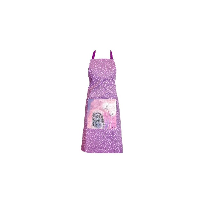 ALEX CLARK Misty Rabbit Cotton Apron With Pocket - Bunny