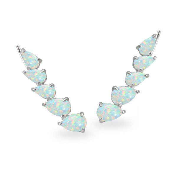 arete trepadores para mujer, aretes de oruga para mujer, aretes