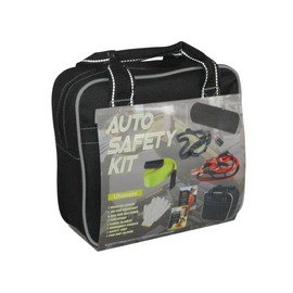 Justin Case Heavy Duty and Portable Ultimate Auto Safety Kit for Roadside Emergencies