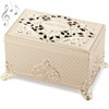 Soft Gold Anastasia Musical Keepsake Box (Free Customization) - Things