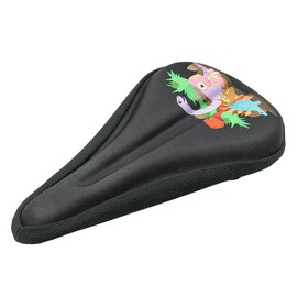 ANCLLO Cartoon Bike Seat Cover Bicycle Seat Cushion Cover Bicycle Seat Protector Bike Saddle Covers Breathable Memory Foam Bike Accessories for Boys Girls