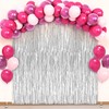 KatchOn, Big Silver Fringe Backdrop Set - 3.2x6.5 Feet, Pack