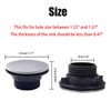 2 Pack Kitchen Faucet Hole Covers, Stainless Steel Sink Hole