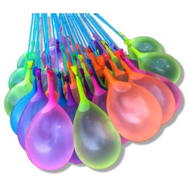 FAMULIA Water Balloons, For Water Play, Large Volume, Festival Balloons (Set of 222), Mix Color, Makeable Water Bombs