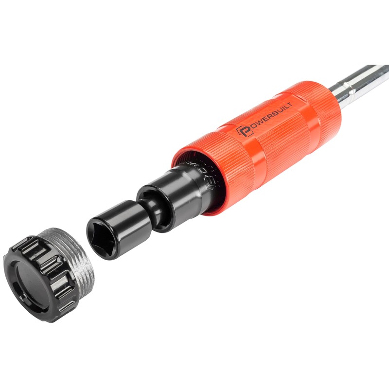Powerbuilt Billy Club Universal Lug Wrench with Socket Storage, SAE