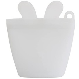 BraveJusticeKidsCo. | Snack Baggie™ Silicone Reusable Food Storage Container for Toddlers (Clear)