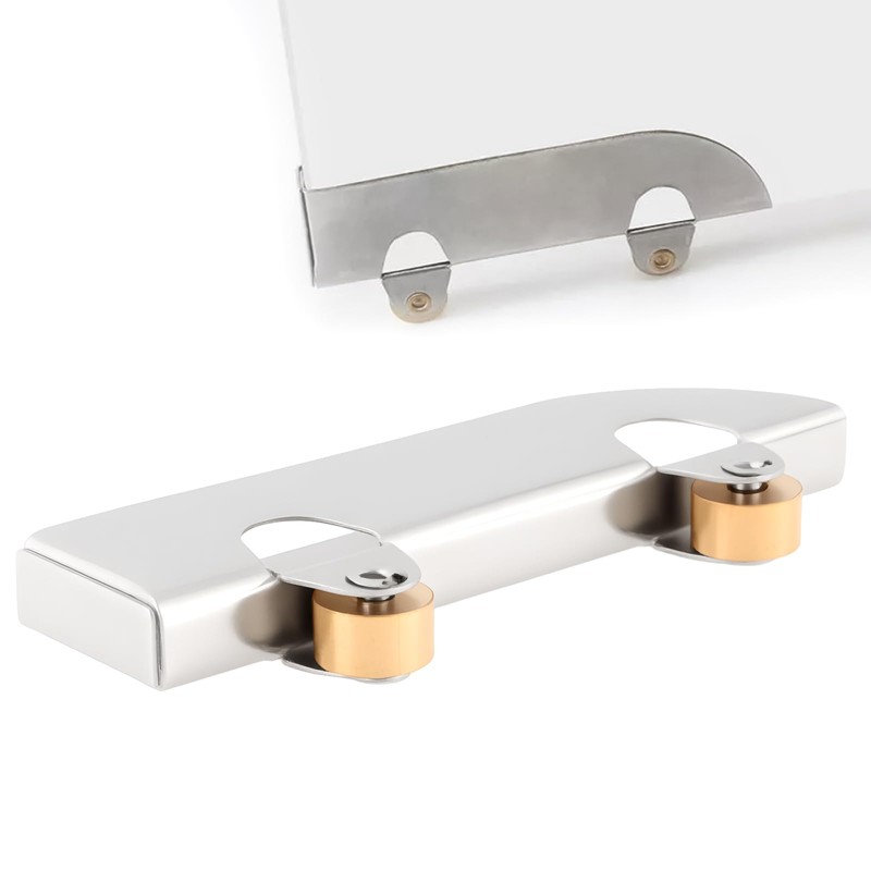 OTOTEC 10x 5mm Stainless Steel Glass Sliding Door Rollers Track
