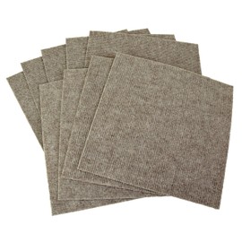 Watanabe Industrial Pita Mat Loop Carpet Tiles, Set of 9, 11.8 x 11.8 inches (30 x 30 cm), Beige, Made in Japan