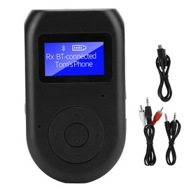 LCD Bluetooth 5.0 Adapter USB Wireless Receiver and Transmitter 2 in 1 Audio AUX Stereo